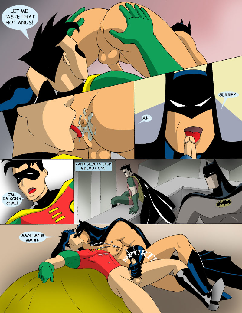 Iceman Blue Batman Loves Robin.