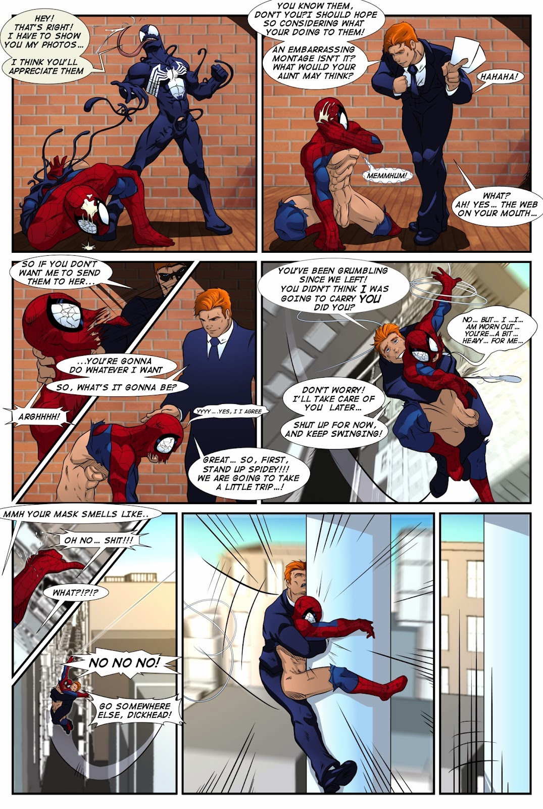 1075px x 1600px - Evo Sapien Shooters Venom x Spiderman 16 - Read Bara Manga Online