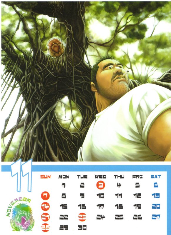 Go Fujimoto 藤本郷 Calendar 2004