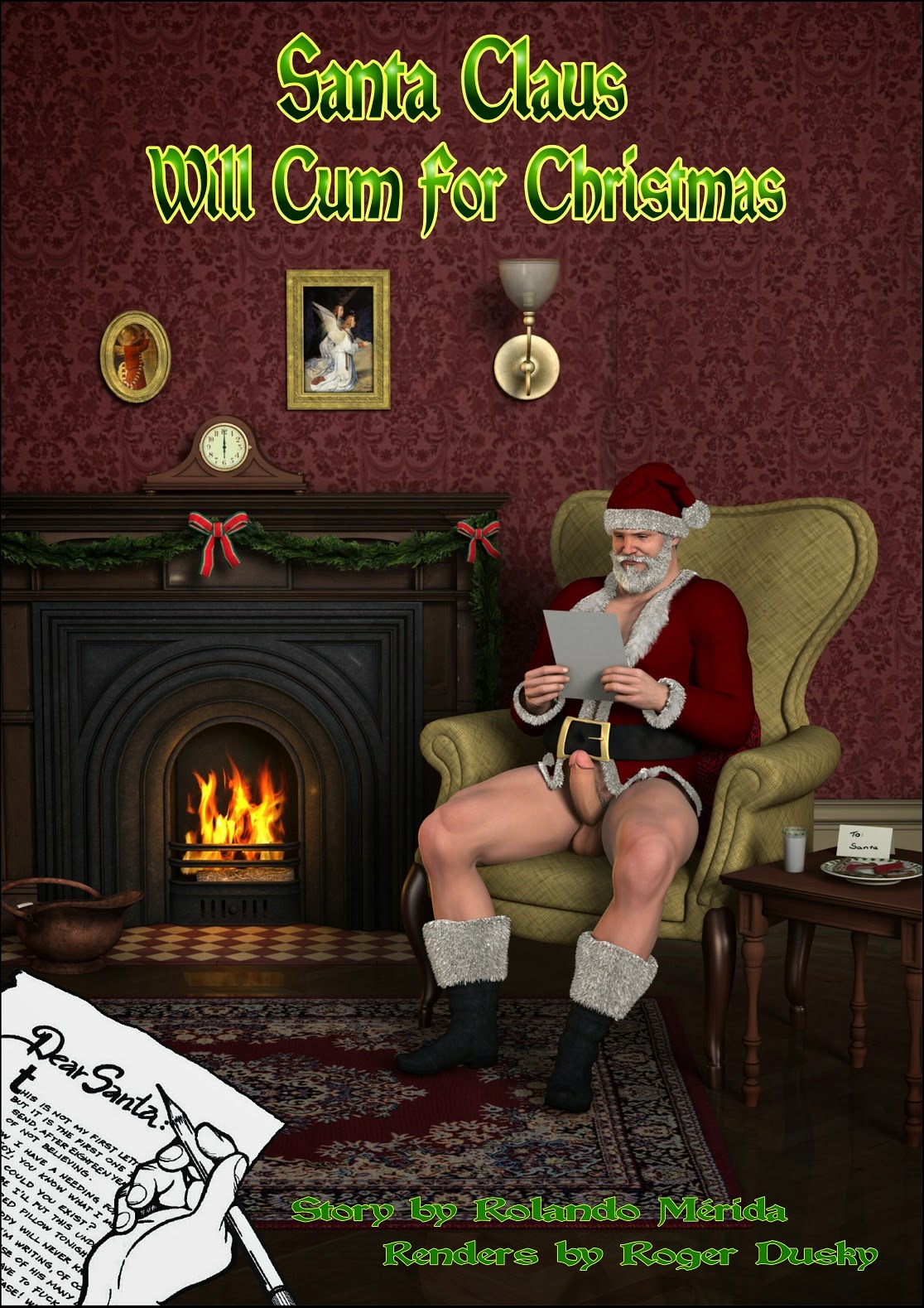 Roger Dusky Santa Claus Will Cum for Christmas