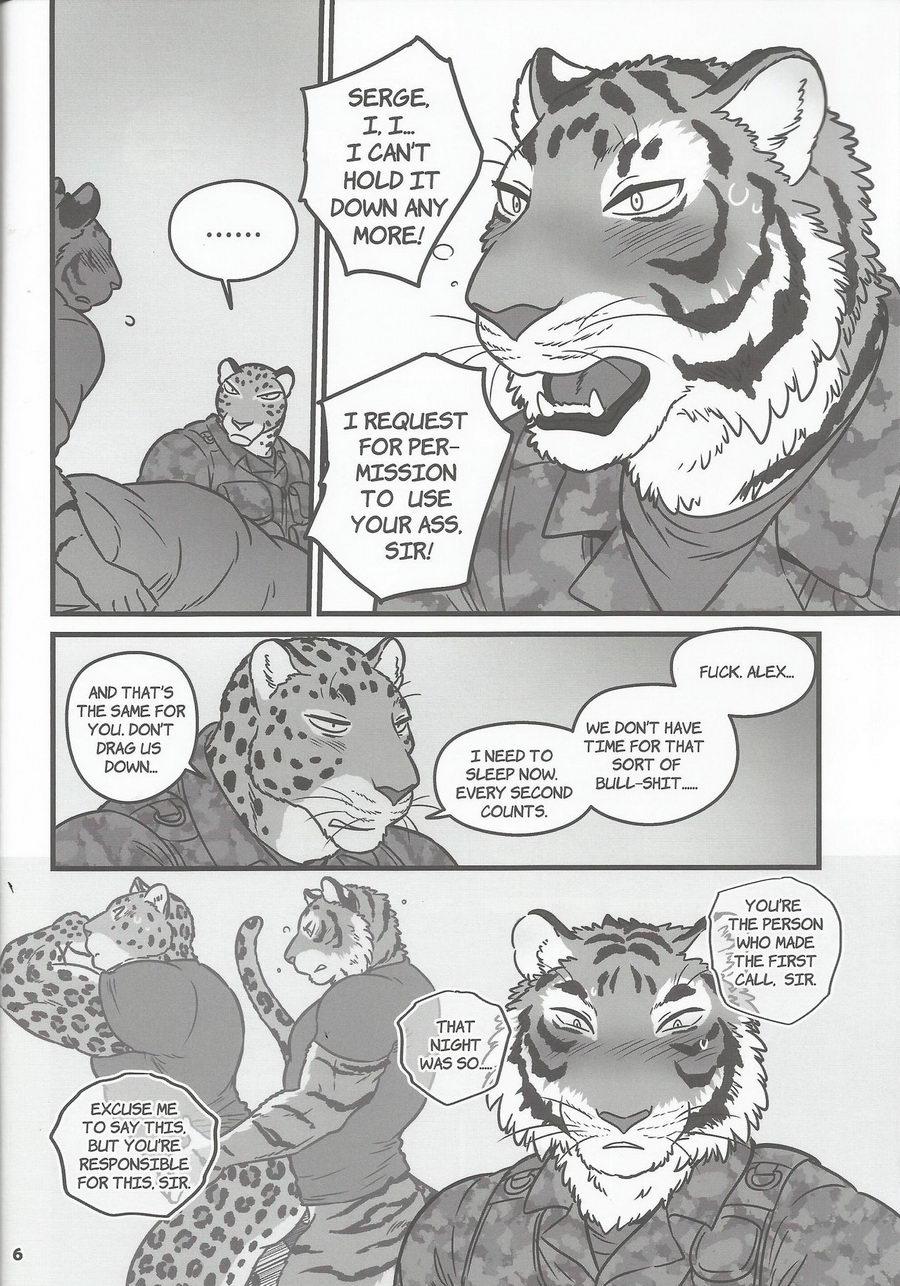 Maririn ま り り ん Secret Midnight Training Tiger Soldier x Sergeant Leopard.