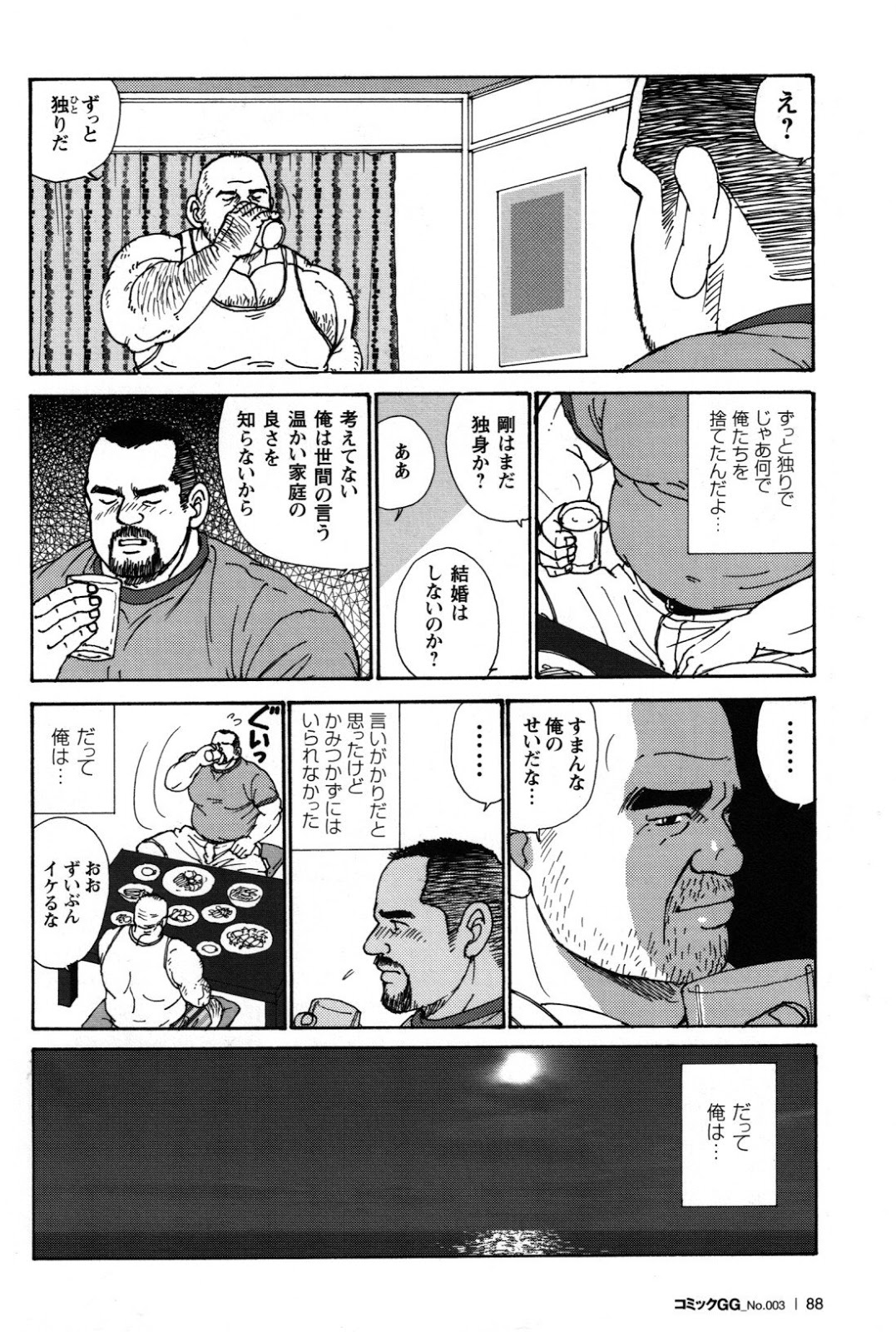 Satoru Sugajima 菅嶋さとる Atelier Mustache Oyaji no Ude オヤジの腕 08 - Read Bara  Manga Online