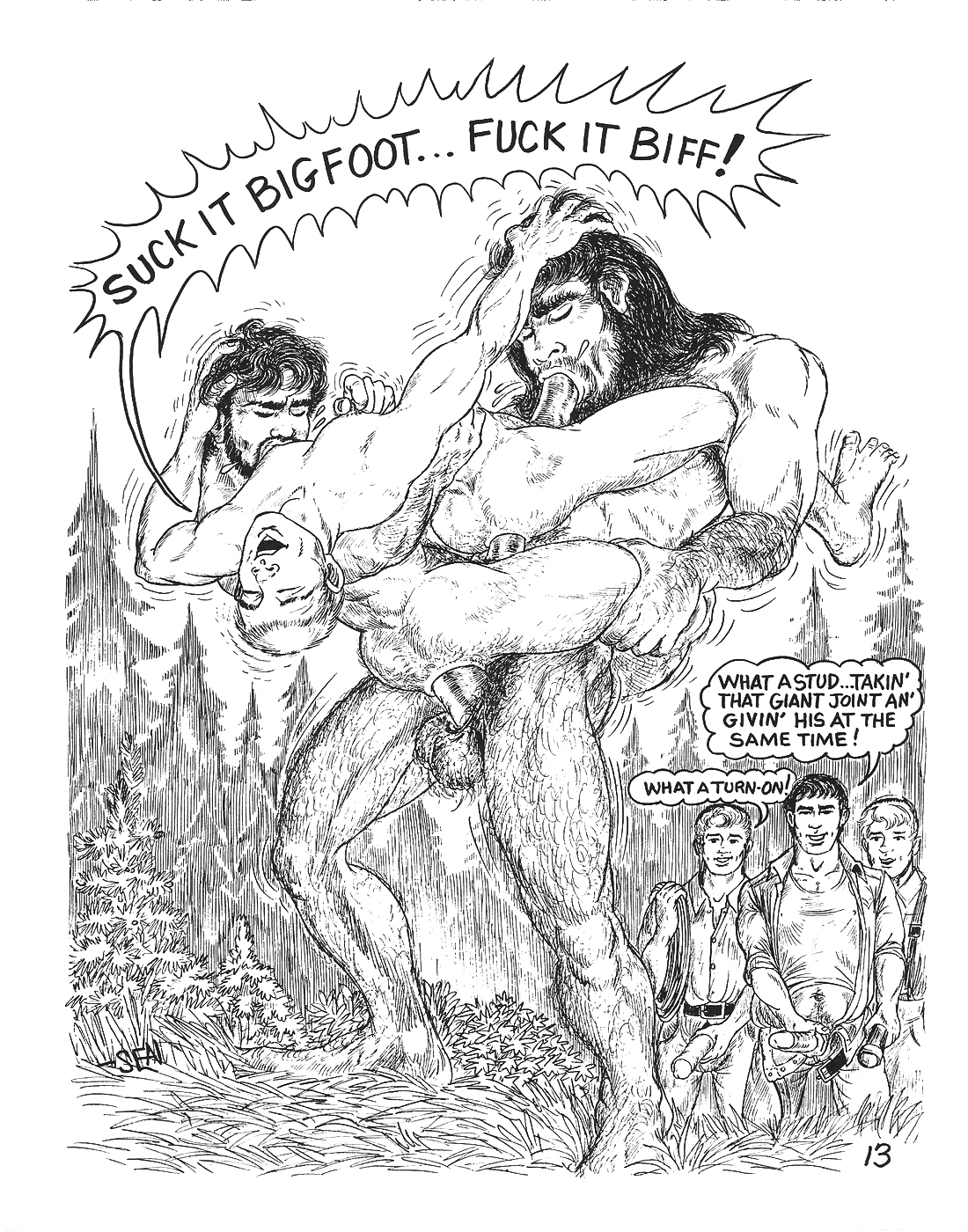 Gay bigfoot porn 💖 Muskel Gay Arts - 19/264 - Hentai Image