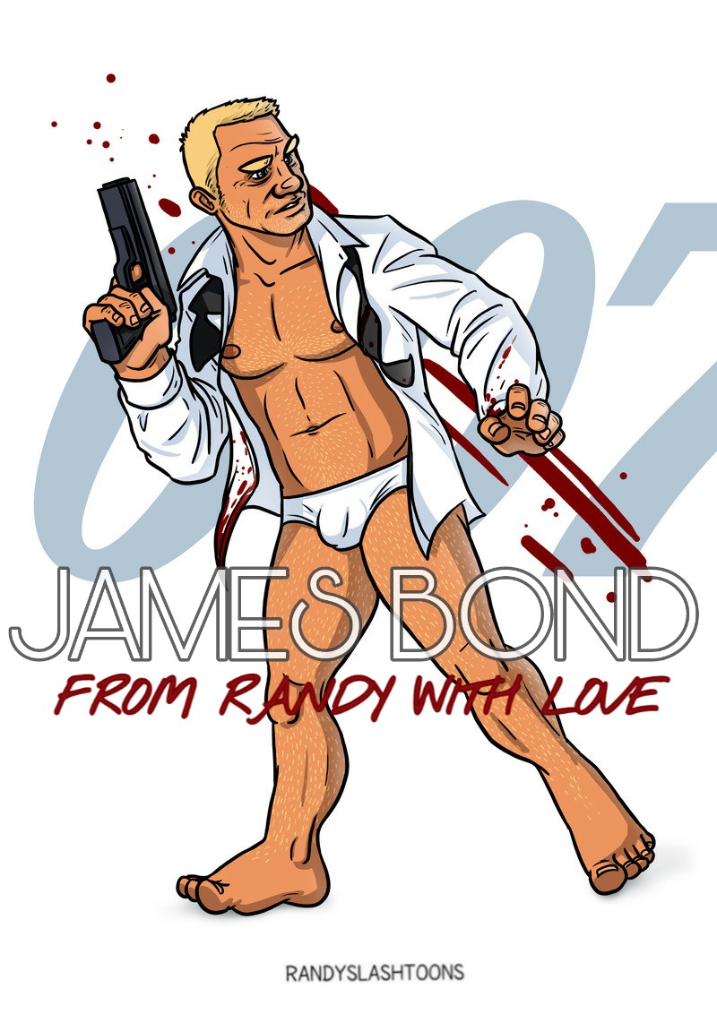Randy Meeks RandySlashToons James Bond 007 From Randy with Love James Bond x Q