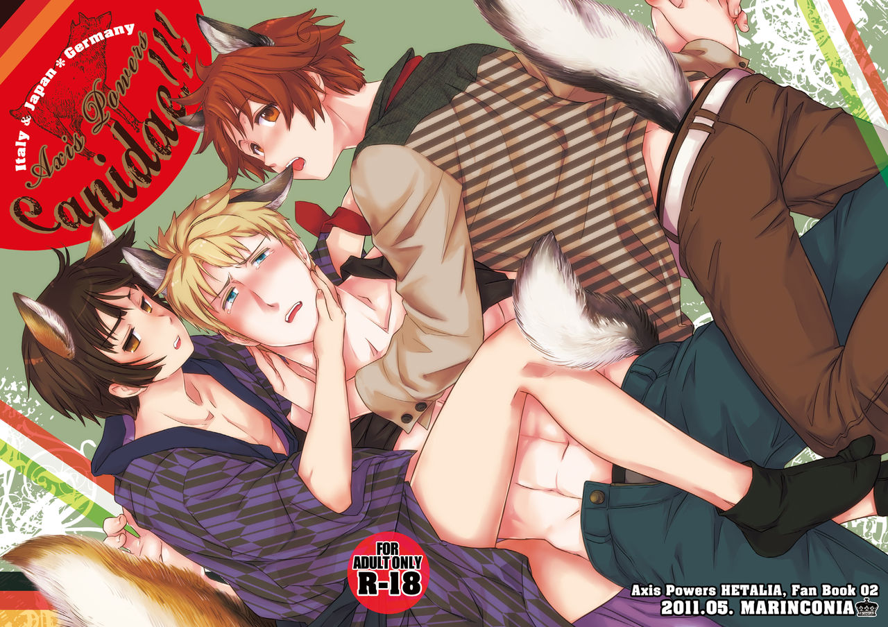 JPN] Sumimaru Mary 墨丸まり (Marinconia) – Hetalia ヘタリア Axis Powers: Canidae!!!  (Japan x Italy x Germany) - Read Bara Manga Online