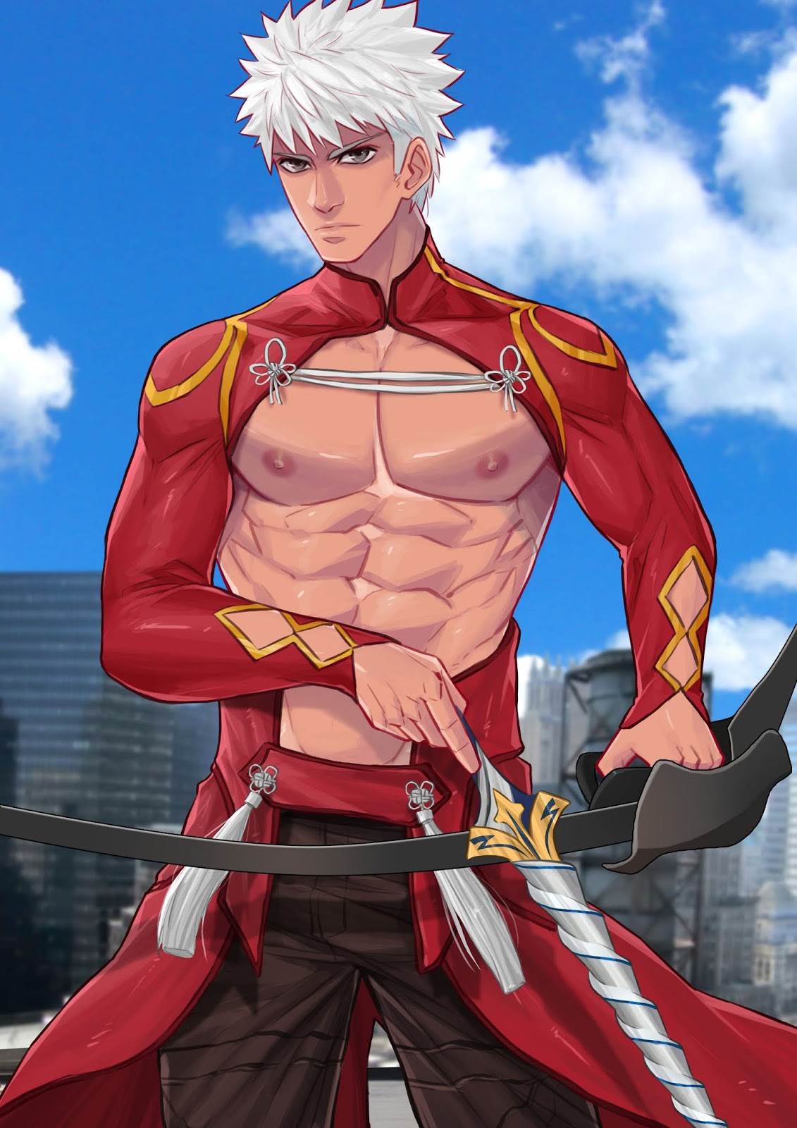 CG/Art] Maorenc 毛毛人 – Patreon 2018 08 August: Fate/Grand Order  フェイト／グランドオーダー (Emiya Shirou 衛宮士郎) - Read Bara Manga Online