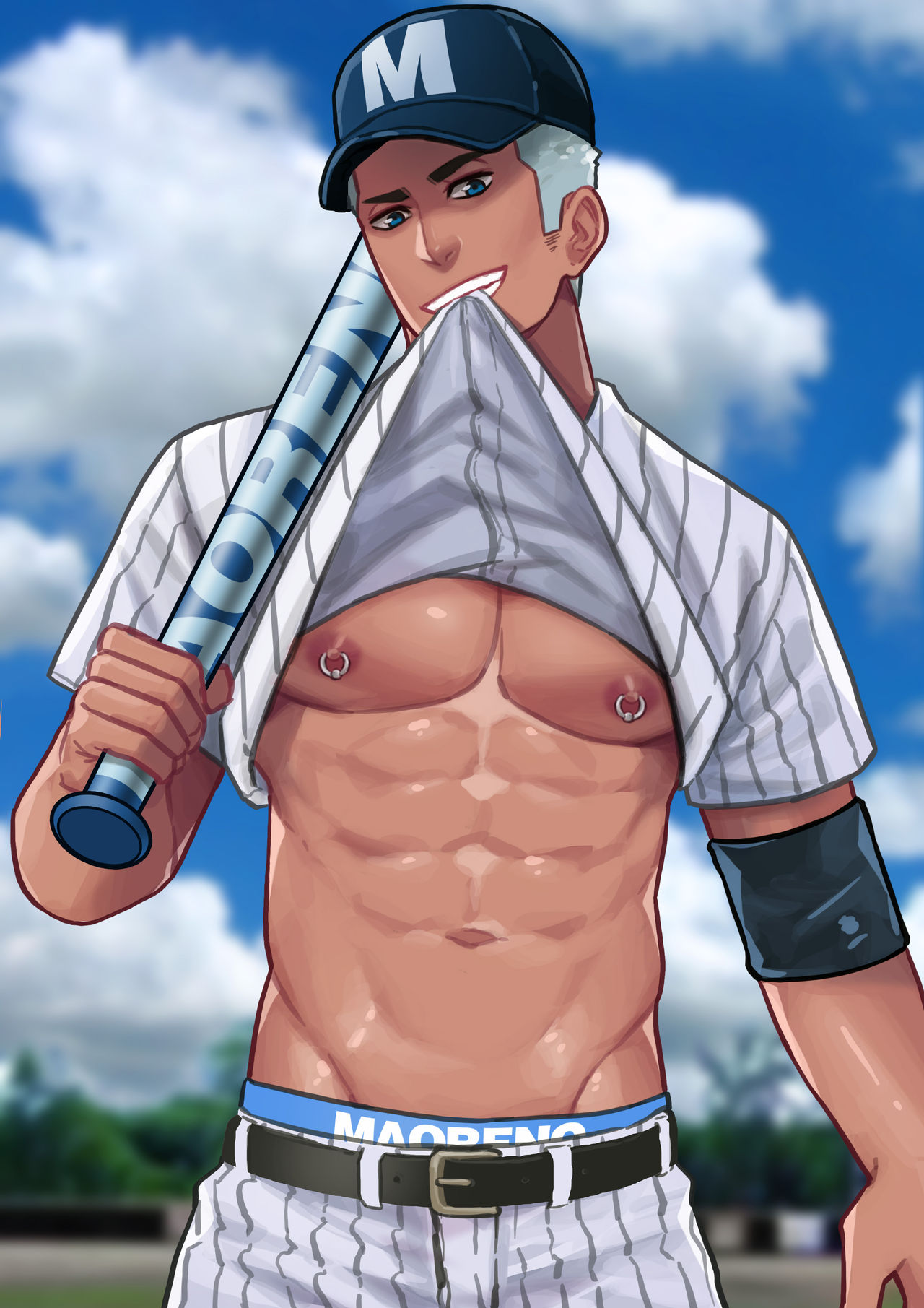 Maorenc 毛毛人 Patreon 2020 06 June Original Character Baseball Boy