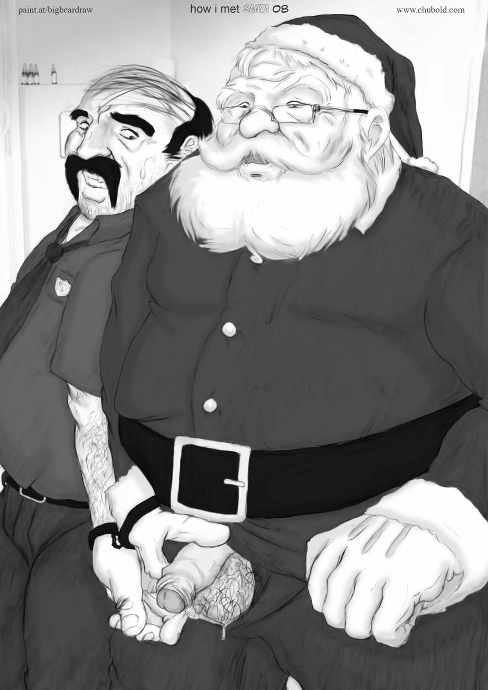 Rafael Fernández CrazyLove BigBearDraw How I Met Santa
