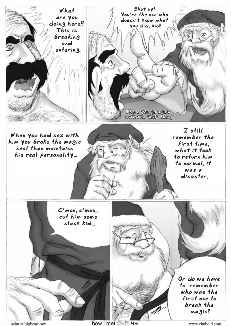 Rafael Fernández CrazyLove BigBearDraw How I Met Santa