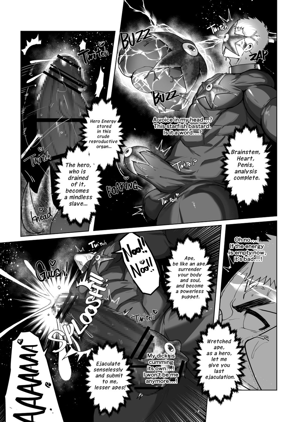 ENG] Toiro 十色 といろ (Toiro Gekijou といろ劇場) – A Gangly Hero Who Is Washed Up by  a Parasitic Organism - Read Bara Manga Online