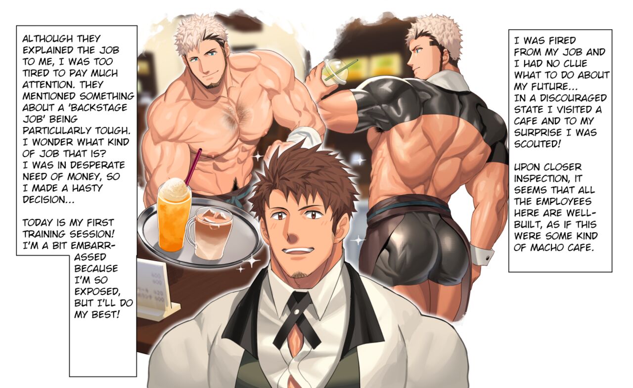 [ENG] NullQ ヌルキュー – Muscle Cafe 1: Training - Read Bara Manga Online