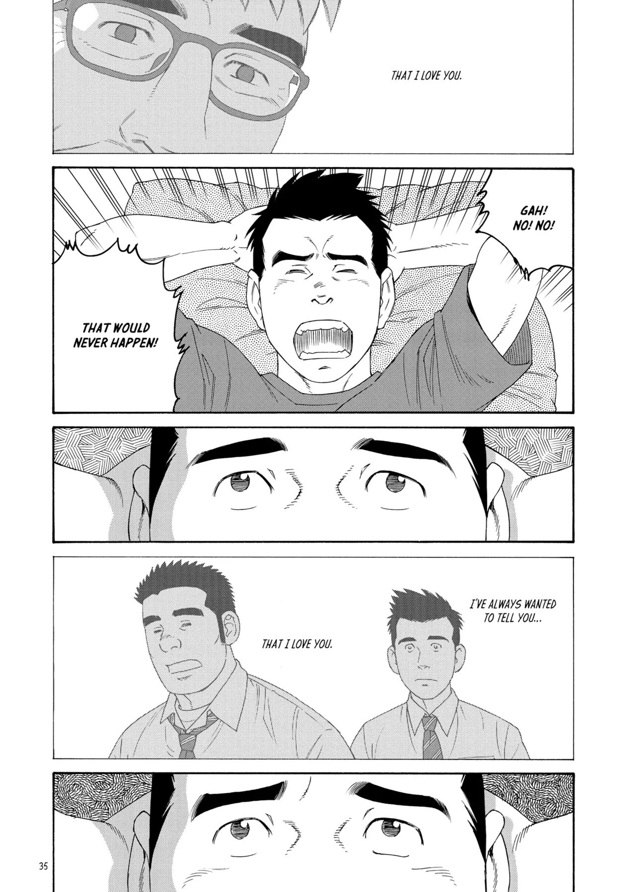 Gengoroh Tagame 田亀源五郎 Bear's Cave Our Colors 02 To the Cafe