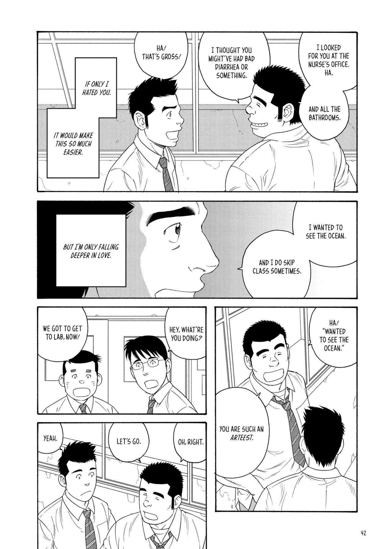 Gengoroh Tagame 田亀源五郎 Bear's Cave Our Colors 02 To the Cafe