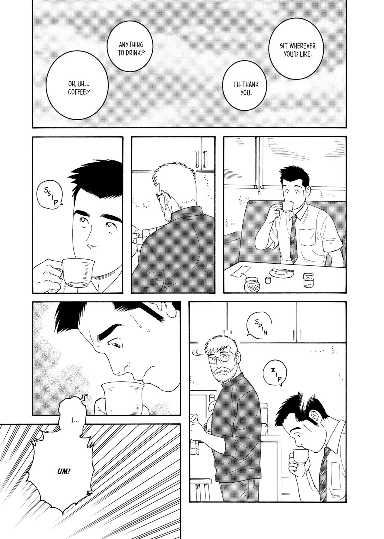 Gengoroh Tagame 田亀源五郎 Bear's Cave Our Colors 02 To the Cafe